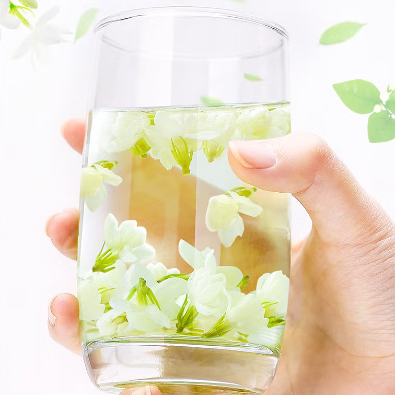 The Dried Jasmine Flowers  Are One of Our Local Specialties. They Are Fresh, White, and Everyone Praises the Jasmine Flowers.