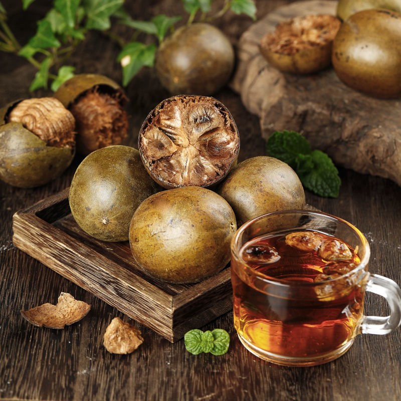 HUARAN Factory Wholesale All Size of Sweet  Monk Fruit From Guangxi Origin Mogroside V Extract Monk Fruit