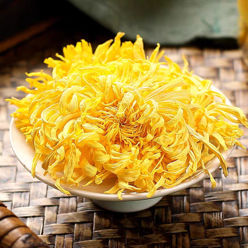 Wholesale High Quality Golden Silk Chrysanthemum Dried Flowers Blooming Tea Directly From Origin