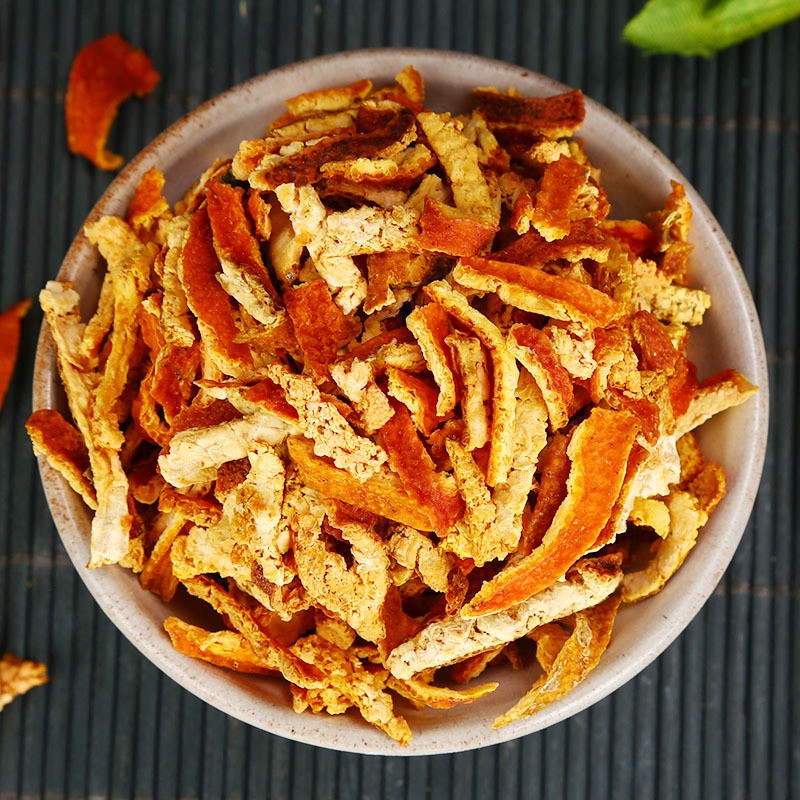 Factory Wholesale Customized Organic Dried Orange Peel Spices Spices Dried Orange Peel Fruit Slice Tangerine Peel