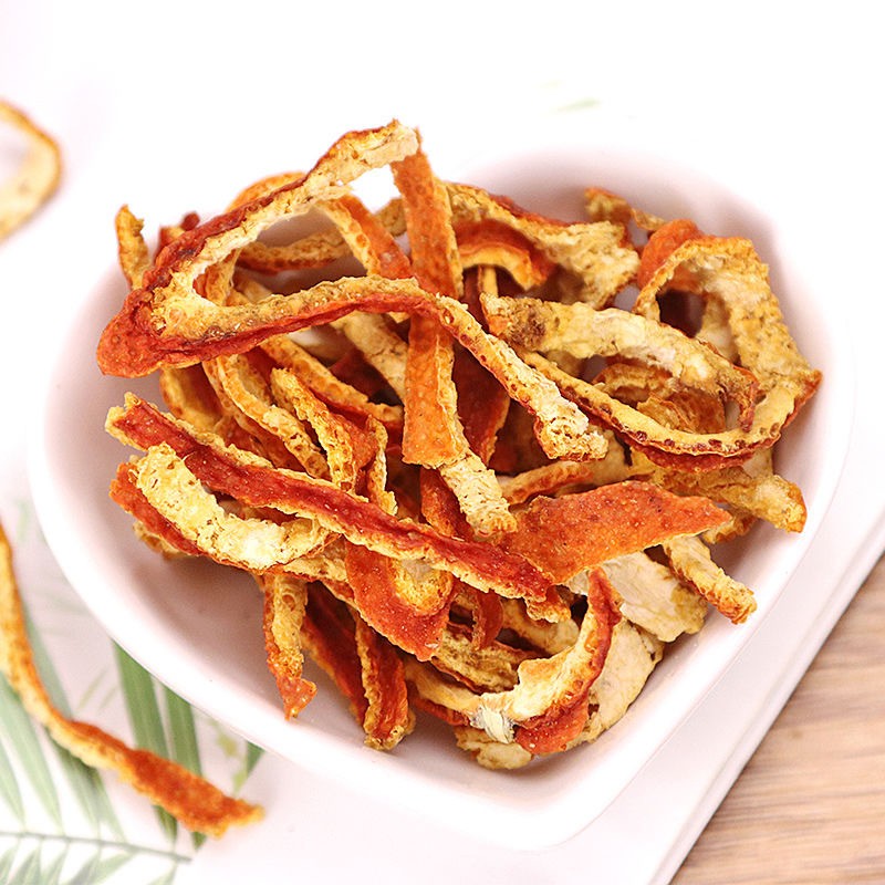 Factory Wholesale Customized Organic Dried Orange Peel Spices Spices Dried Orange Peel Fruit Slice Tangerine Peel
