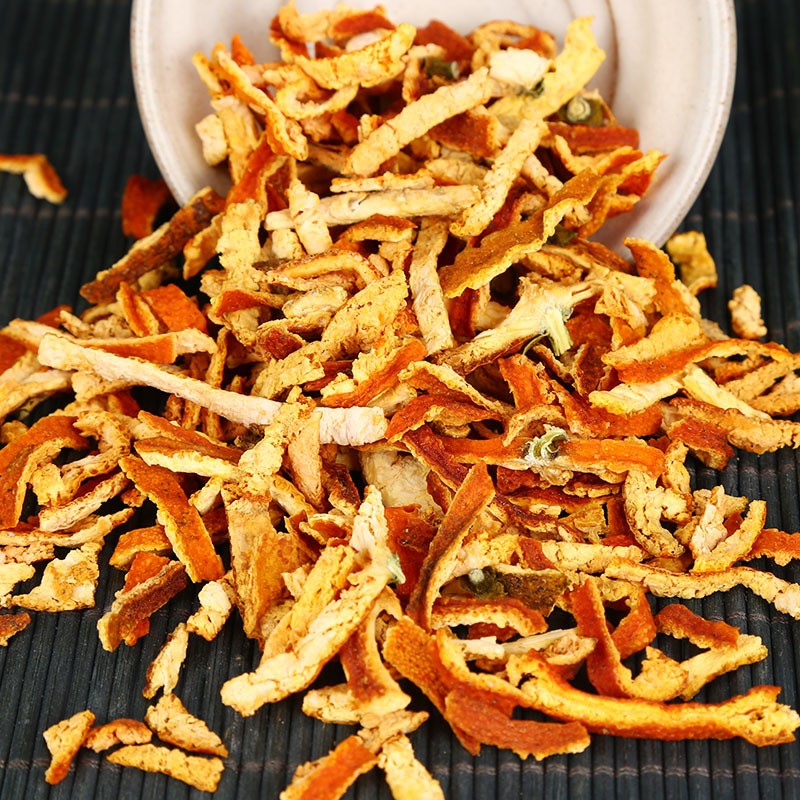 Factory Wholesale Customized Organic Dried Orange Peel Spices Spices Dried Orange Peel Fruit Slice Tangerine Peel