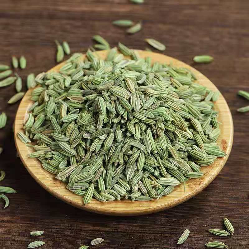 Factory Spices Supplier Wholesale High Grade 100% Natural Dried Indian Green Fennel Seeds