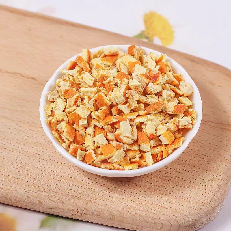 HUARAN Origin Wholesale Supply Dried Orange Peel Single Spices New Crop Low Price Tangerine Orange Peel Dice