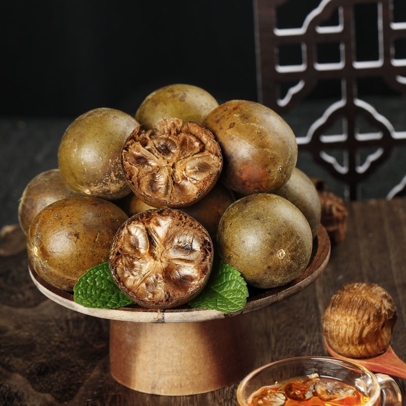 China Luo Han Guo Wholesale 100% Natural Dried Natural Low-Calorie Sweetener Whole Monk Fruit for Tea