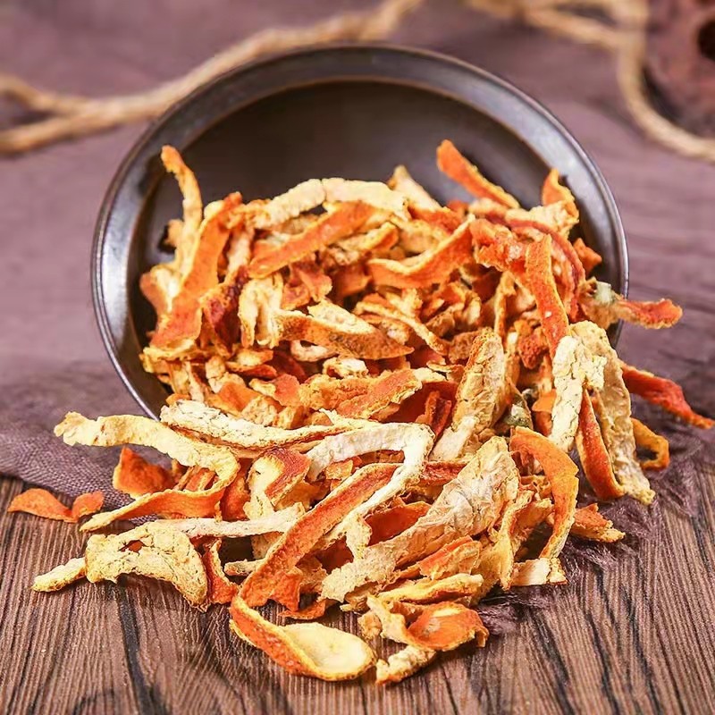 Factory Wholesale Customized Dried Tangerine Peel Fruit Slice Dried Orange Peel for Herbal Tea