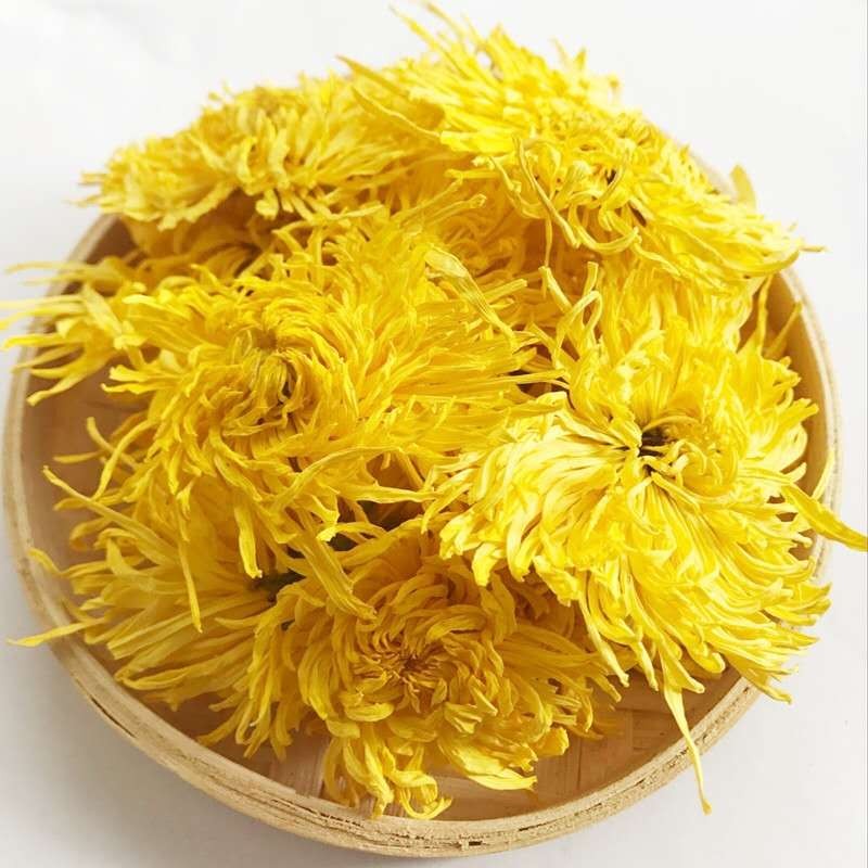 Wholesale High Quality Golden Silk Chrysanthemum Dried Flowers Blooming Tea Directly From Origin