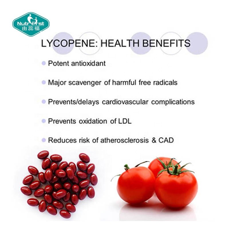 Lycopene Softgel Manufacturer - 10mg Tomato Extract Prostate Health