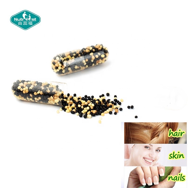 Hair Skin Nails Capsules Factory - Time Released Multi-vitamin Beadlets