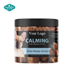 Pet Calming Chews Manufacturer - Herbal Nutrition Soft Supplements