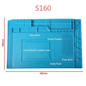 Silicone Soldering Pad Supplier - 45x30cm Magnetic Heat Insulation Mat