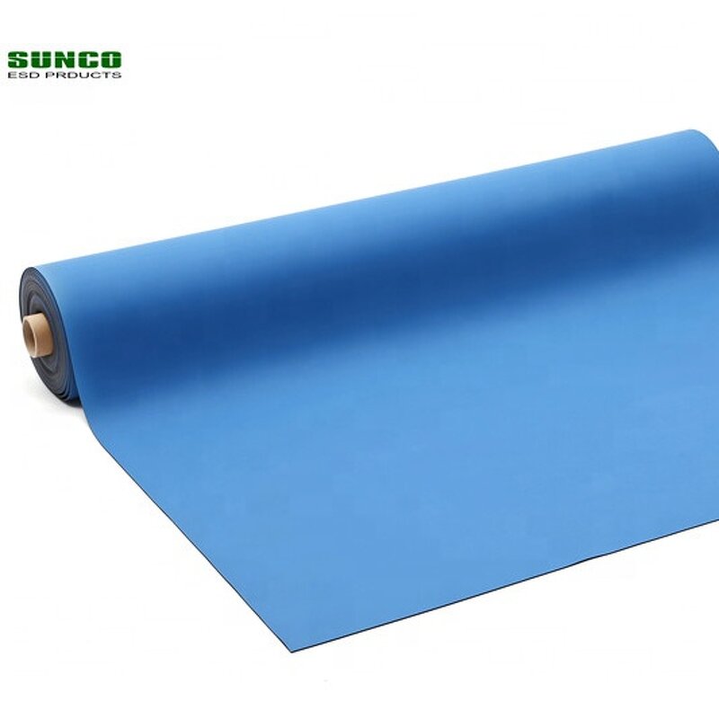 ESD Workbench Mat Supplier - ROHS 2.0 Gray Blue Green Color