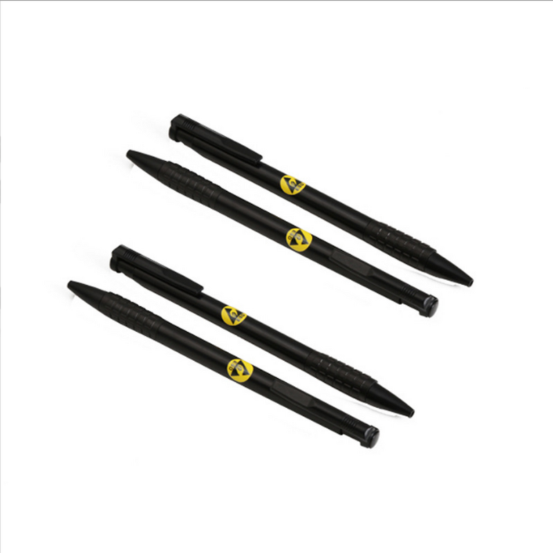 ESD Ballpoint Pen Factory - Press Type Black Anti-static Cleanroom Use