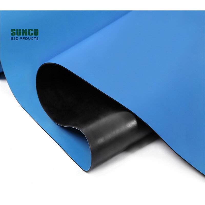 ESD Bench Mat Factory - Original 2 Layers Green Gray Blue Black