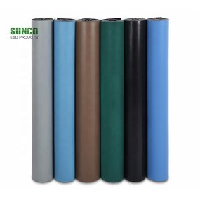 Anti Static Rubber Mat Manufacturer - Gray Blue Green ROHS 2.0