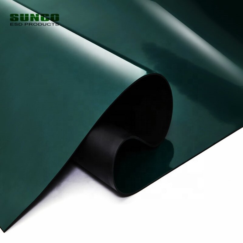 Anti Static Mats Supplier - ESD Rubber Mat Gray Green Blue Industrial
