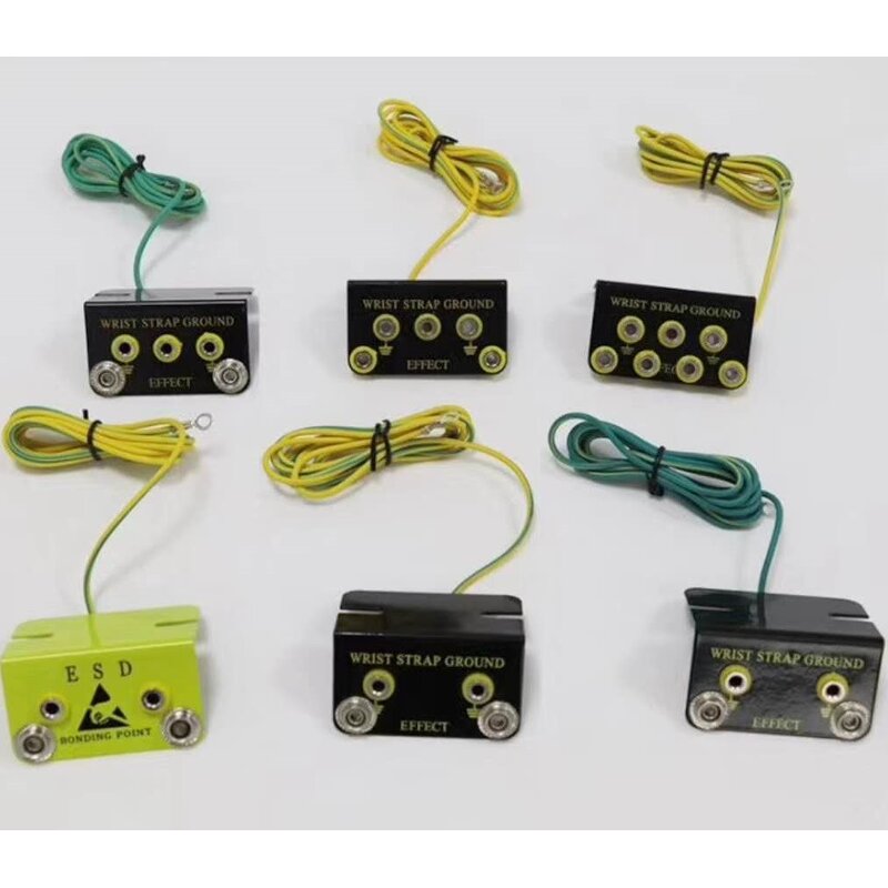 ESD Grounding Block Manufacturer - Bench Mount Metal with 2 Studs