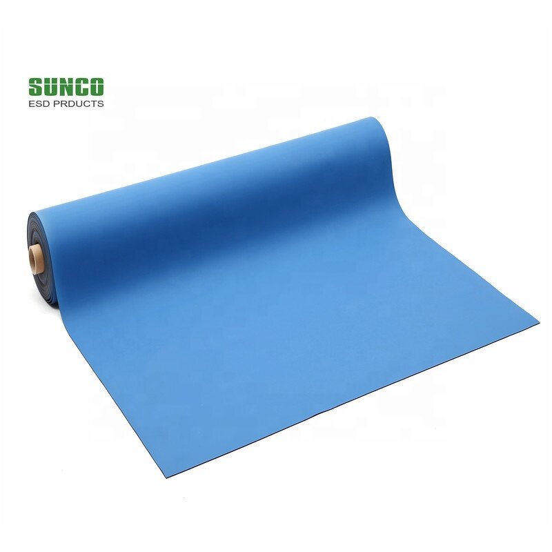 ESD Workbench Mat Supplier - ROHS 2.0 Gray Blue Green Color