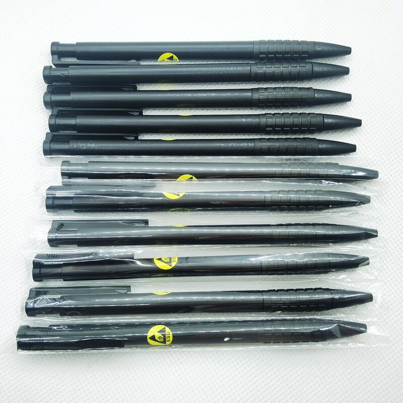 ESD Ballpoint Pen Factory - Press Type Black Anti-static Cleanroom Use