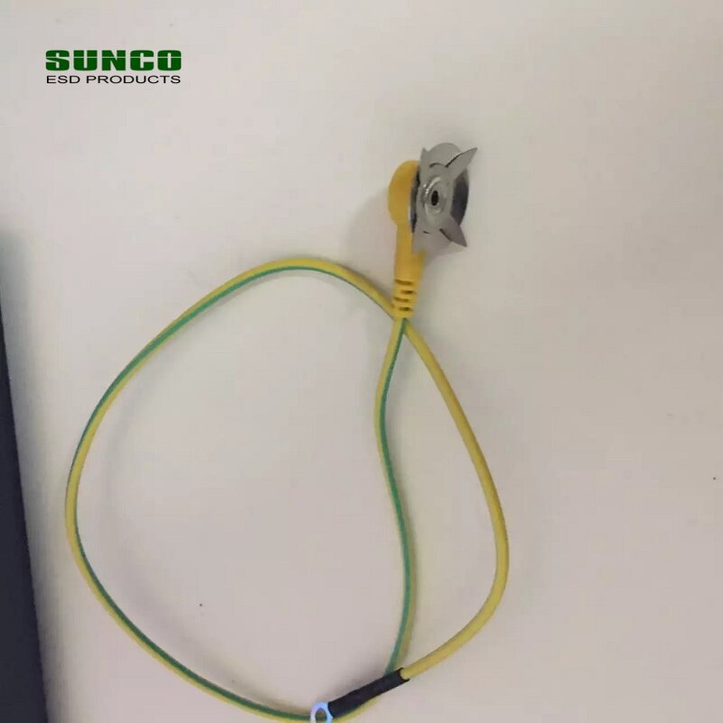 Earth Grounding Wire Supplier - Green Yellow for ESD Anti Static Mats