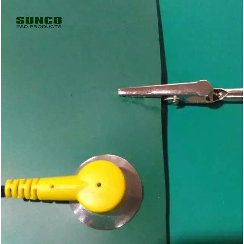 Grounding Cords and Clamps Factory - for Antistatic Floor Workbench Mats