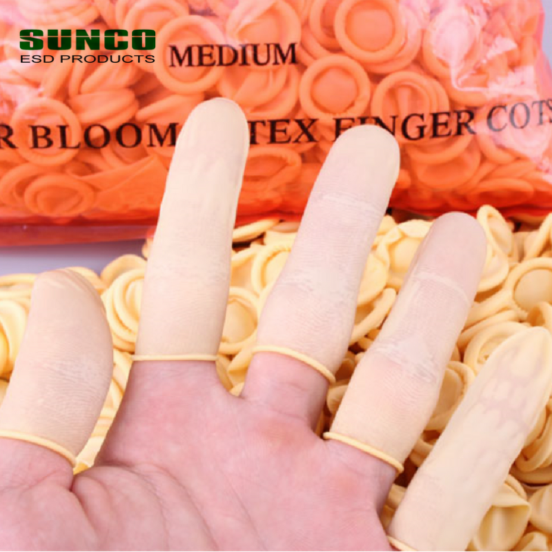 ESD Finger Cots Factory - Yellow Latex OEM Source