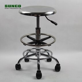 Stainless Steel ESD Stool Factory - Adjustable Swivel Chairs Wholesale