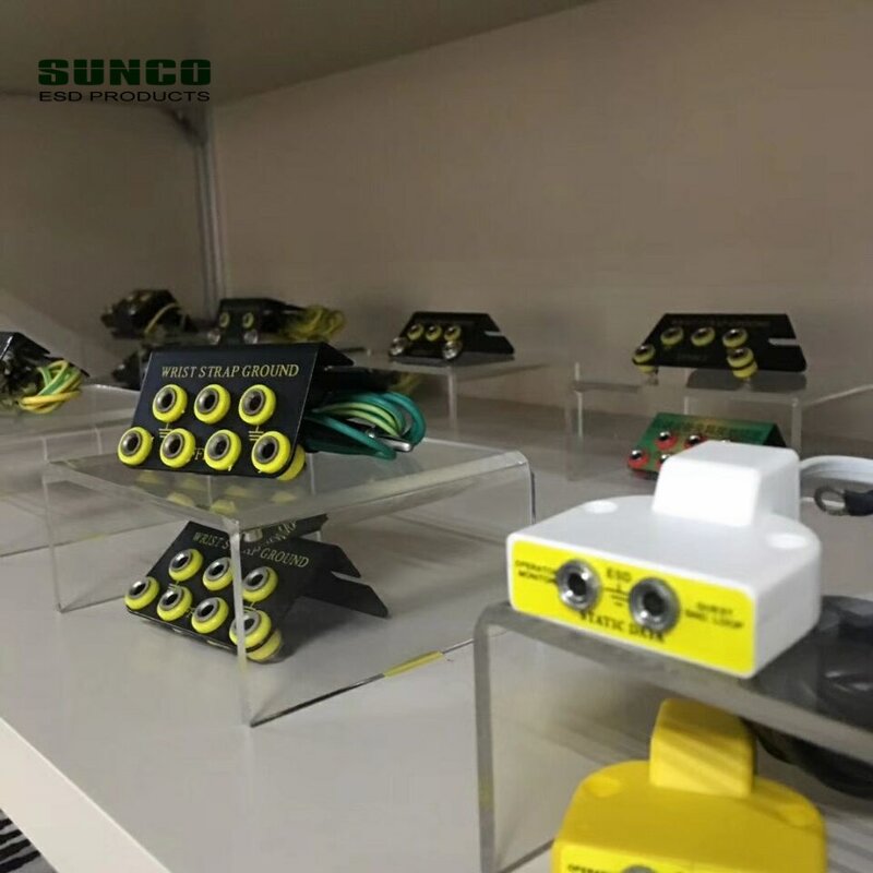 ESD Grounding Socket Manufacturer - with 4mm 10mm Snaps for Wrist Straps