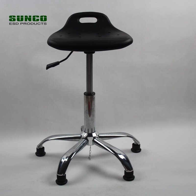 Anti-static Stool Supplier - PU Foam Swivel ESD Chairs Cleanroom Workshop