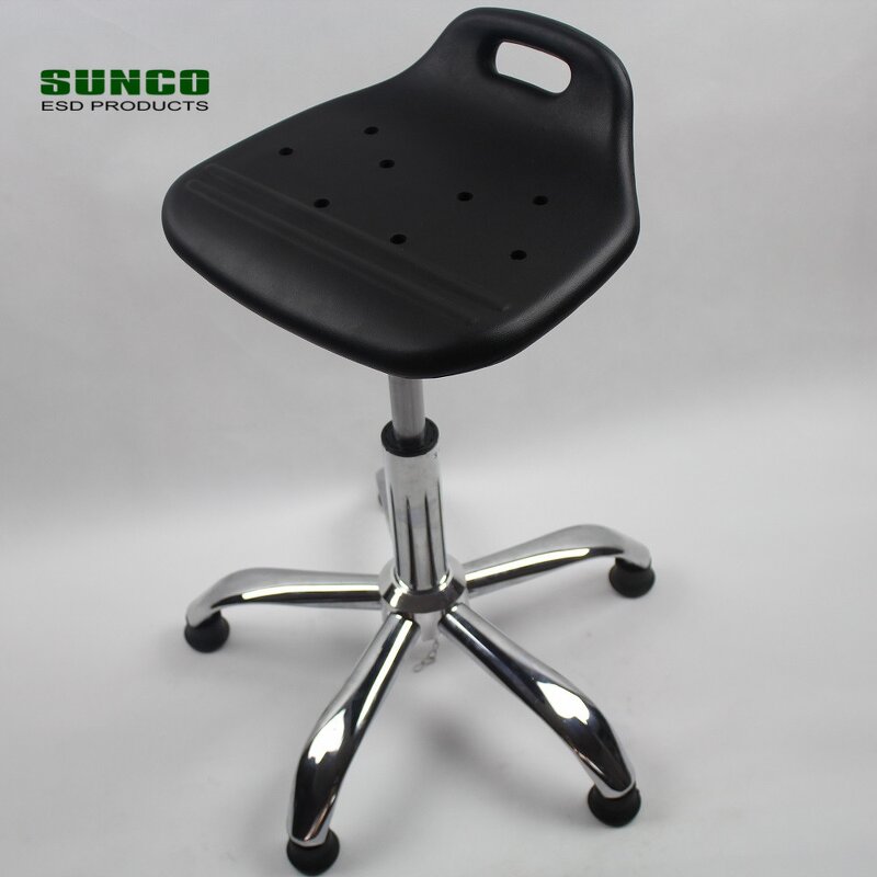 Anti-static Stool Supplier - PU Foam Swivel ESD Chairs Cleanroom Workshop