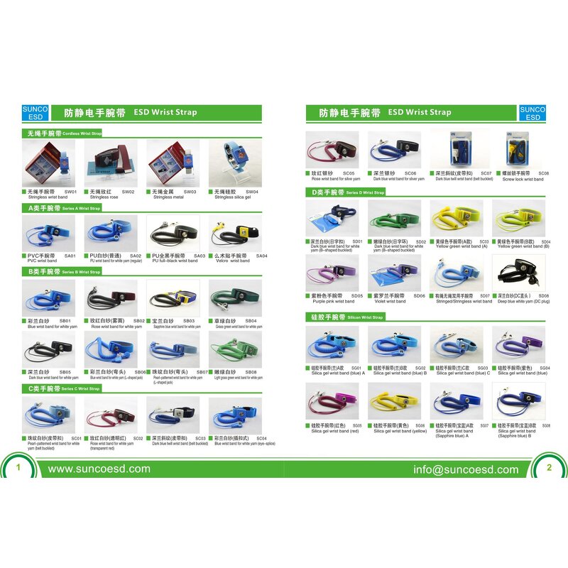 Anti-static Wrist Strap Supplier - Original PU PVC Adjustable Bracelet