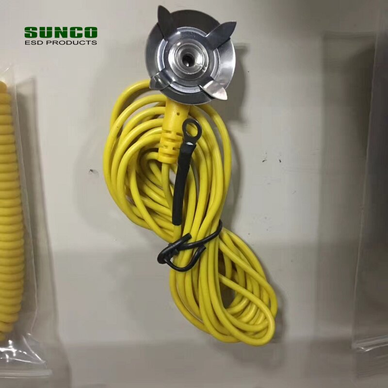 Earth Grounding Wire Supplier - Green Yellow for ESD Anti Static Mats