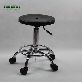 Plastic ESD Chairs Factory - Adjustable Swivel with Conductive Wheels
