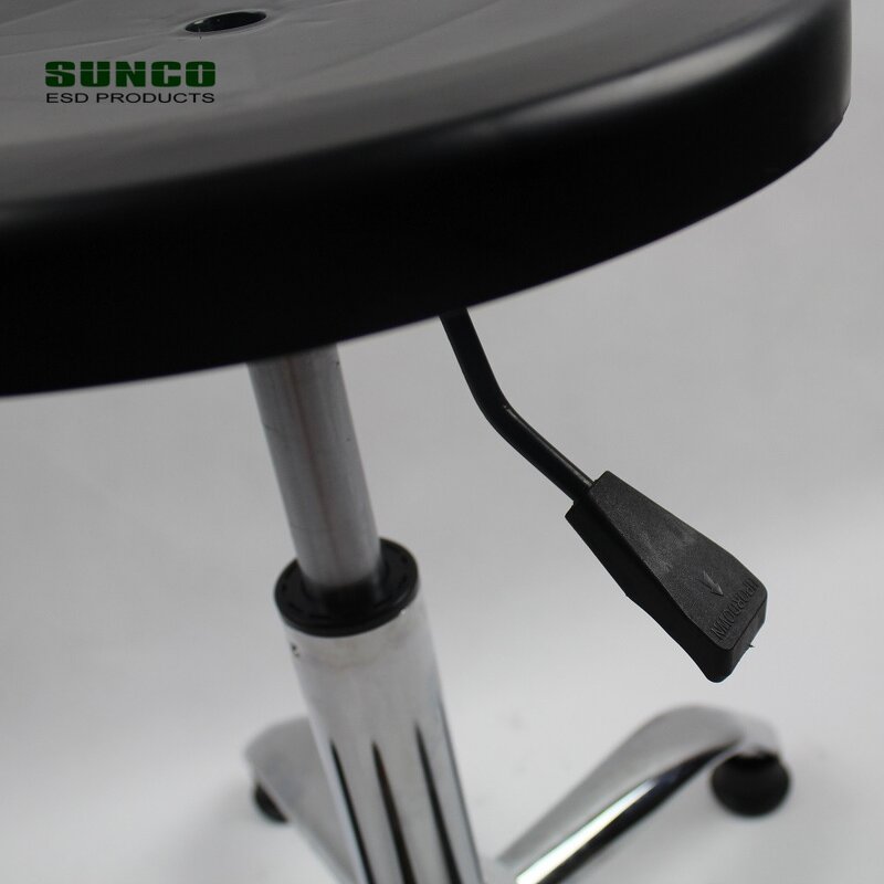 Plastic ESD Chairs Factory - Adjustable Swivel with Conductive Wheels