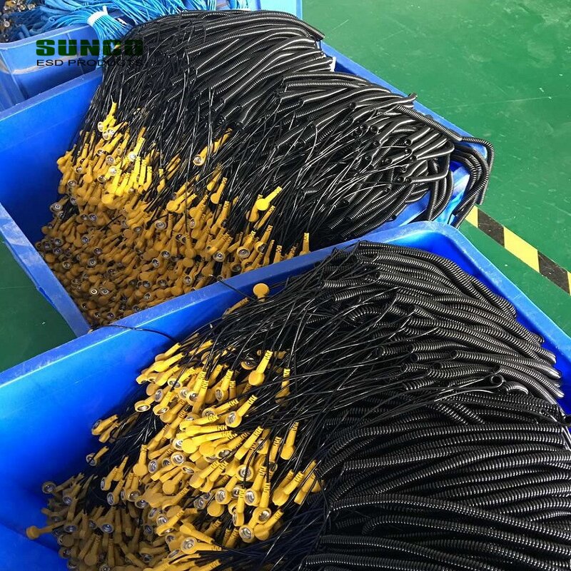 Grounding Cords and Clamps Factory - for Antistatic Floor Workbench Mats