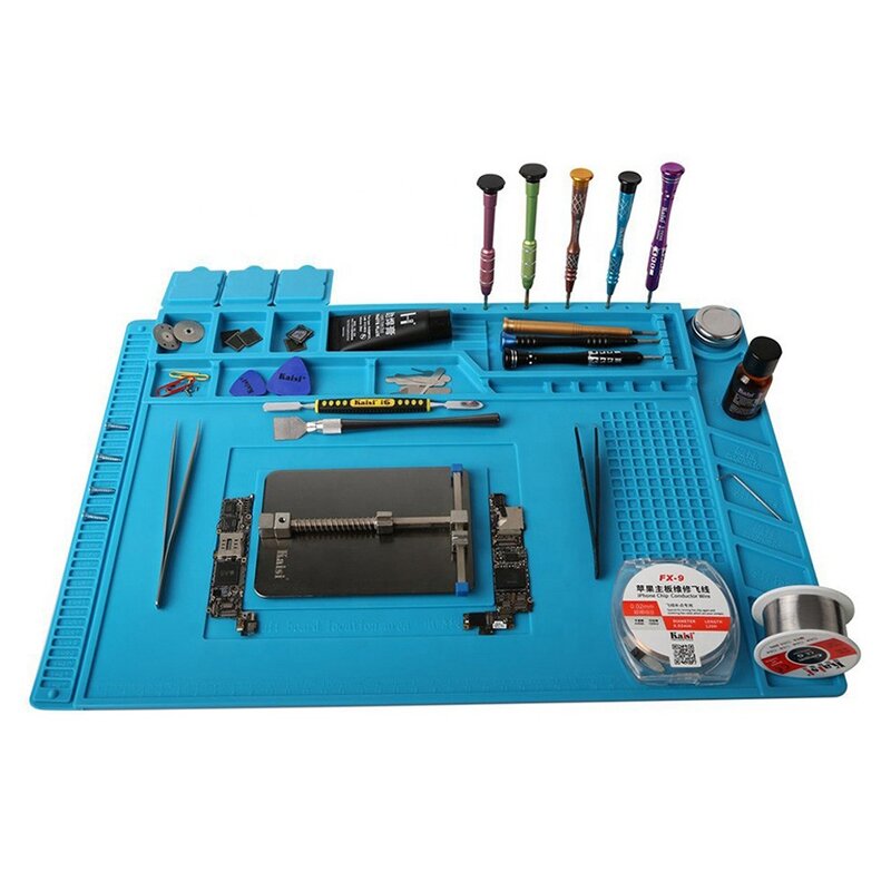 Silicone Soldering Pad Supplier - 45x30cm Magnetic Heat Insulation Mat