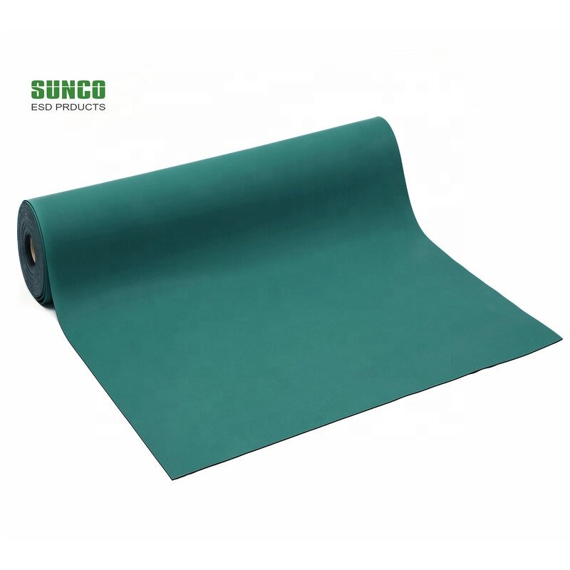 ESD Workbench Mat Supplier - ROHS 2.0 Gray Blue Green Color