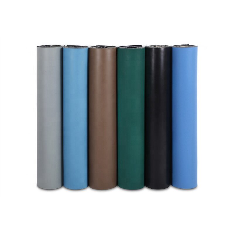 ESD Table Mat Roll Manufacturer - Gray Blue Green 1m X 10m Rubber