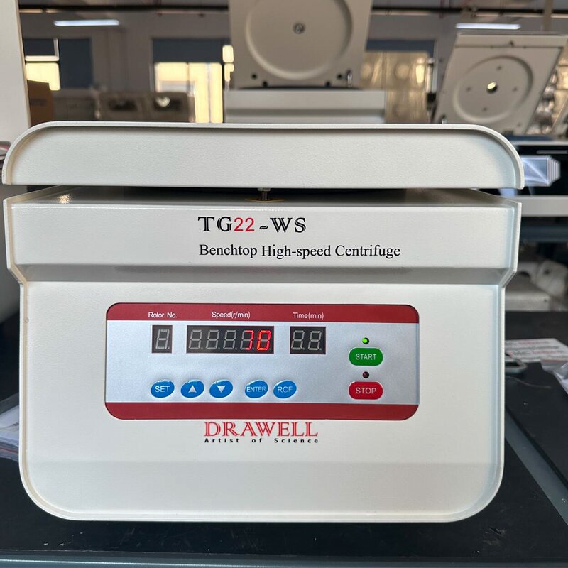Benchtop Centrifuge Manufacturer - DRAWELL TG-WS 24000rpm High Speed LCD Display