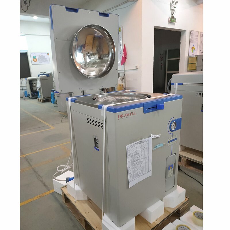 Food Retort Autoclave Supplier - Laboratory 60L Cans Jars Vertical Sterilizer