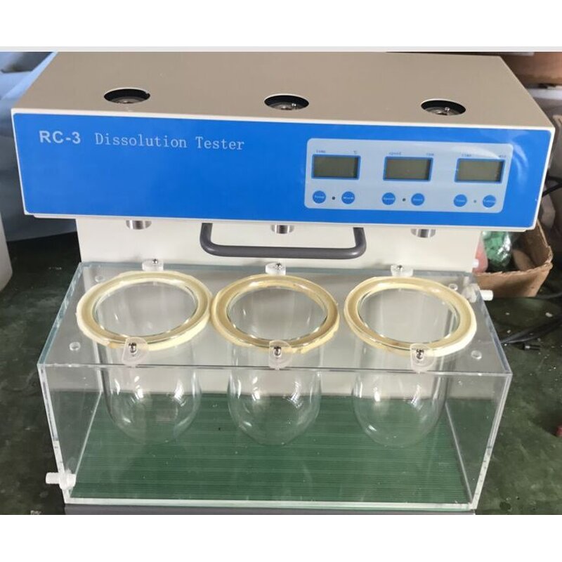 Dissolution Tester Manufacturer - Drawell 3 Cups Desktop Tablet Dissolution Machine