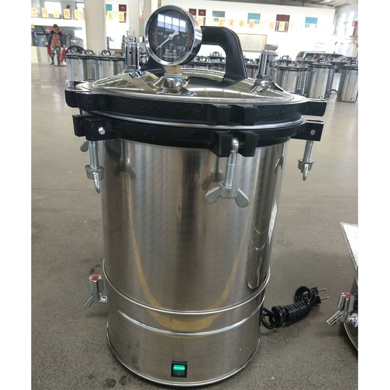 Portable Autoclave Supplier - 18L-30L High-Pressure Steam Sterilizer Lab