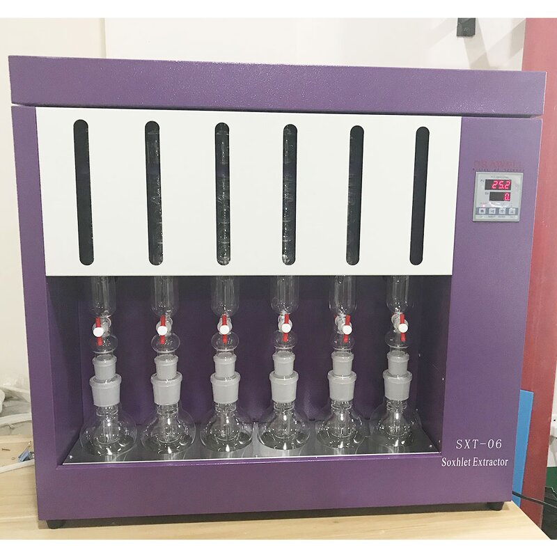 Soxhlet Extractor Manufacturer - DW-SXT-06 6 Samples Laboratory Apparatus