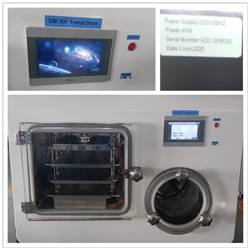 Laboratory Freeze Dryer Factory - Floor Type Vacuum Fruit Freeze Dryer