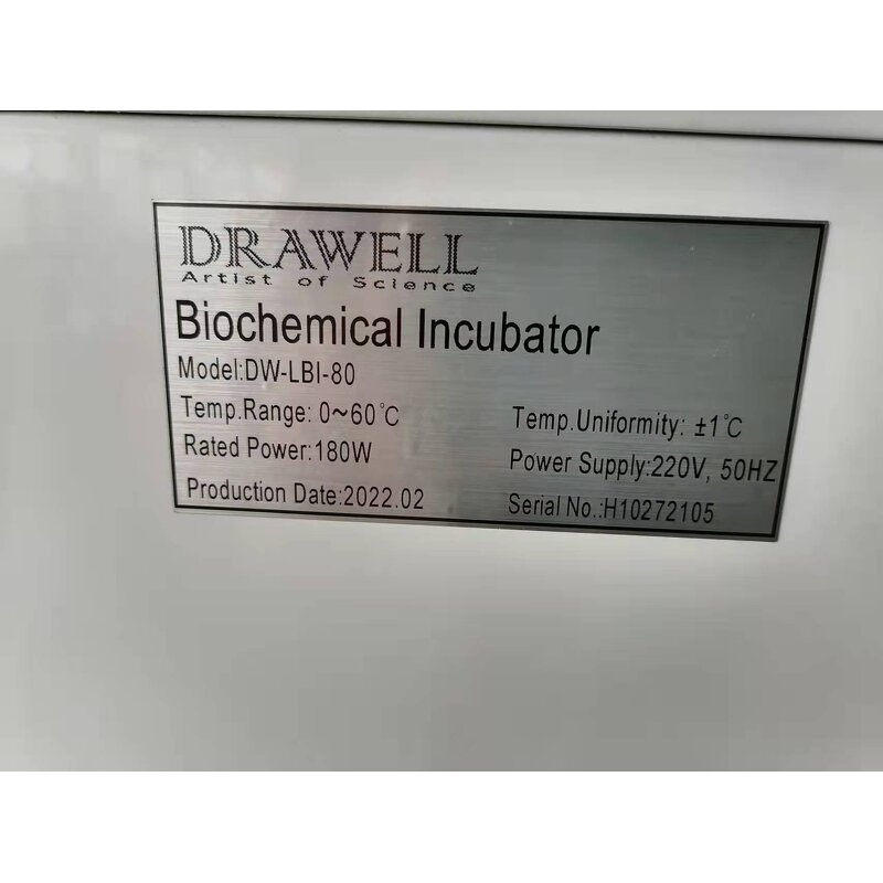 Vertical Bacteriological Incubator Factory - 80Liter Small Digital BOD Incubator