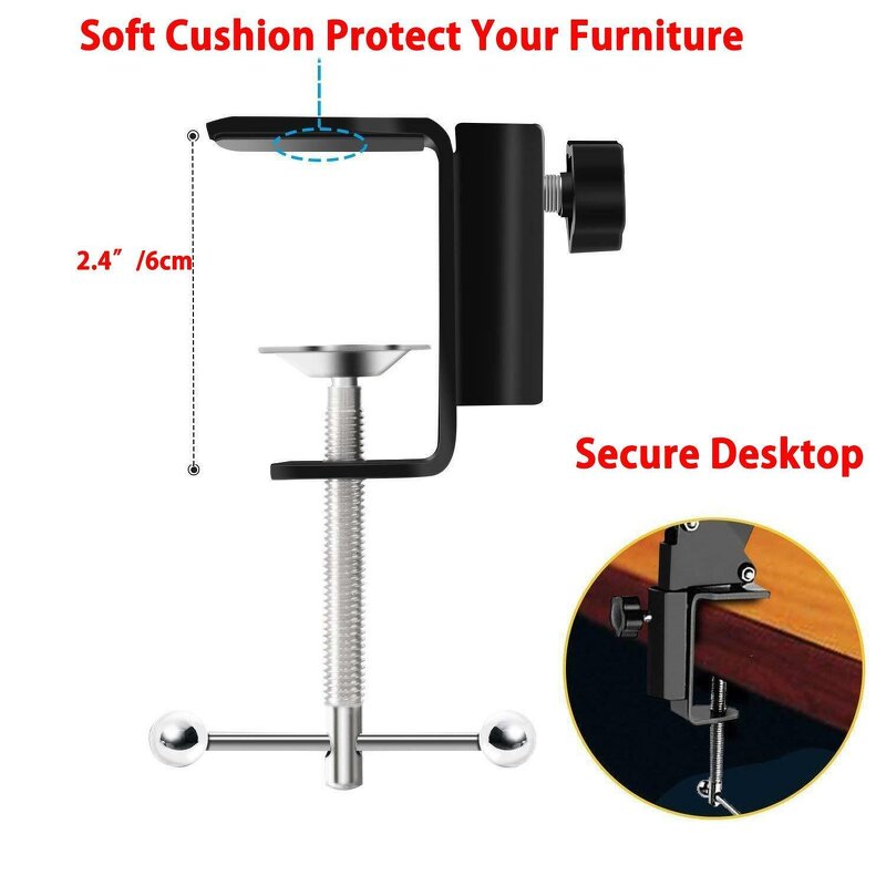 Mic Mount Stand Supplier - Table Clamp Pantographs Suspension Scissor Arm