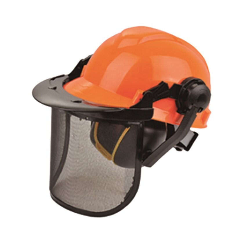 Lumber Safety Helmet Factory - FS3001 Chainsaw with Earmuffs Mesh Visor