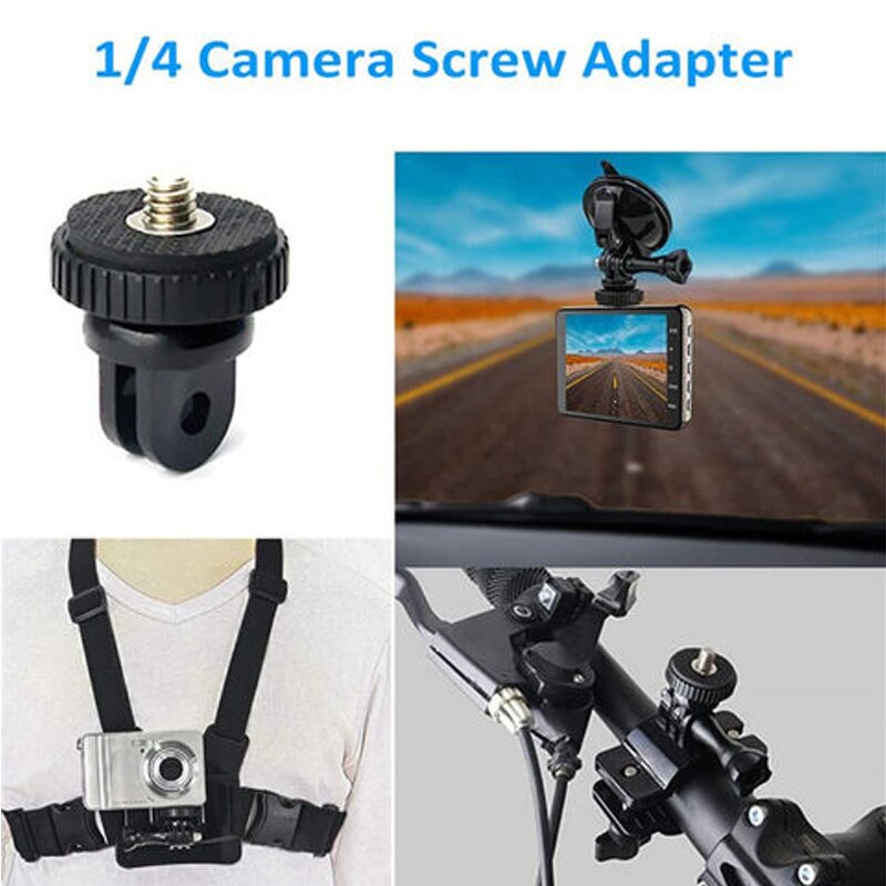 Tripod Screw Supplier - Standard 1/4" Thread Stainless Steel Action Camera Mount