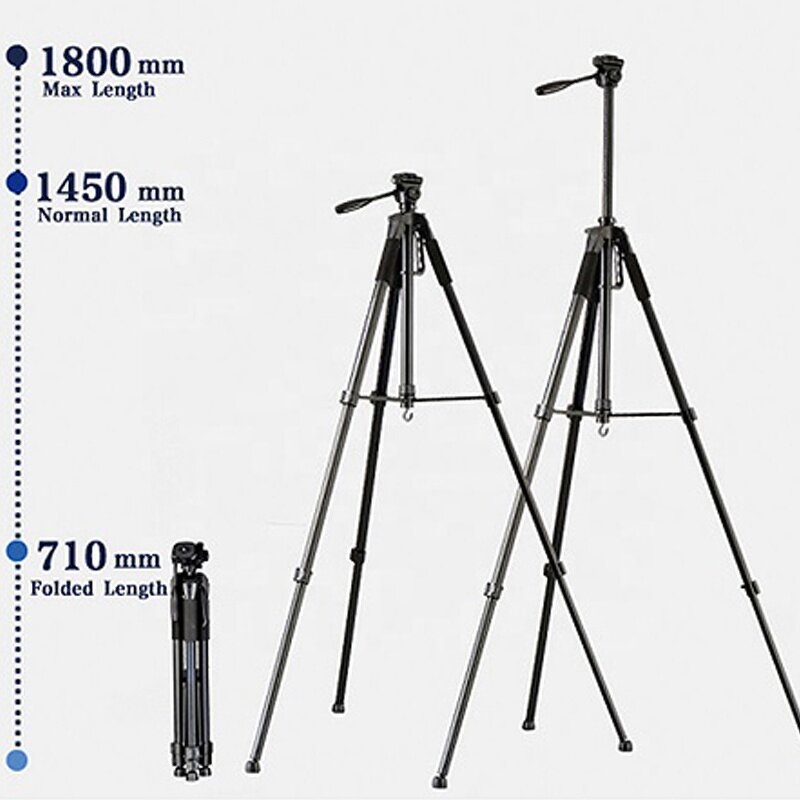 Camera Tripod Manufacturer - 1.8m Professional with Bubble Level for DV Fishing