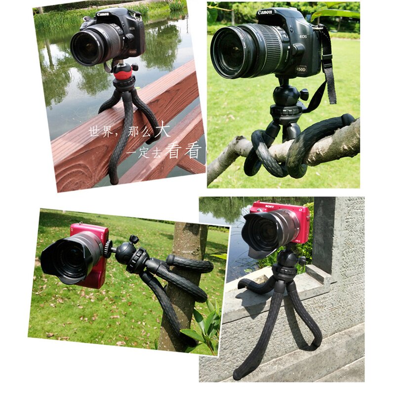 Octopus Flexible Tripod Factory - Mini Portable Desktop Bendable for DSLR Phone